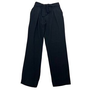 Wishlist Apparel Womens Pull On Belted Dress Pants Black Size Medium